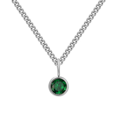 Prismatic Diamond Birthstone Necklace