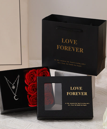 Love Forever Soap Rose Jewelry Box