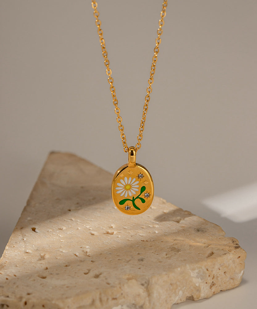 Blooming Wild Daisy Necklace