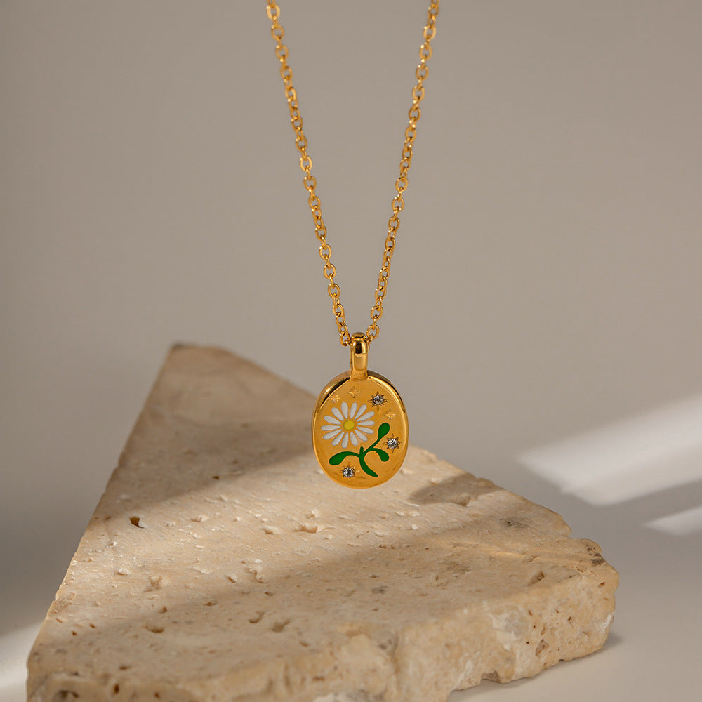 Blooming Wild Daisy Necklace