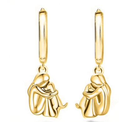 ALREADY EXIST I THINKFashion Little Girl And Dog Hug Necklace