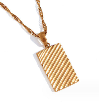 Desert-Dunes Gold Necklace