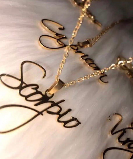 Personalized Handwritten Name Necklace