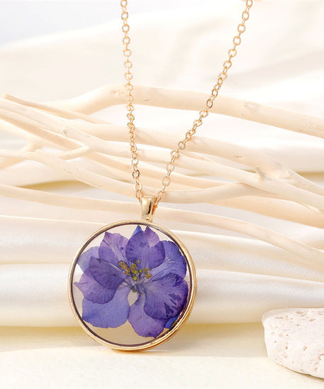 Creative Summer Dried Flower Necklace