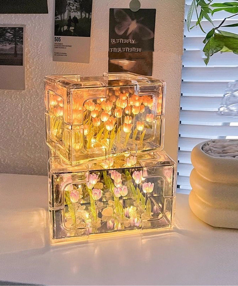 Glow Tulip Flower Night Lamp