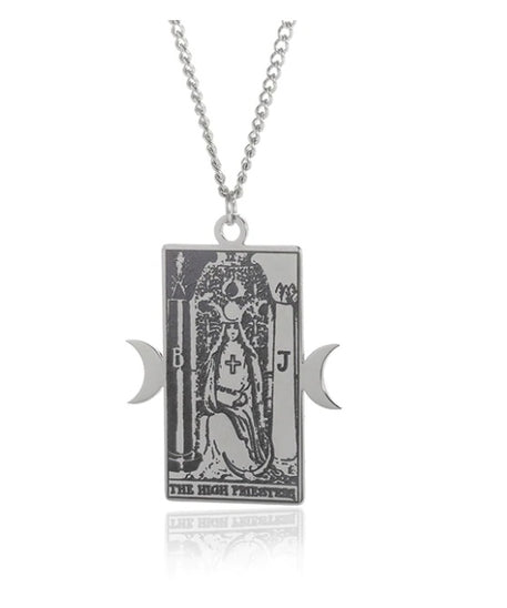 THINK HAVE Twelve Constellation Tarot Necklace Retro Constellation Necklace