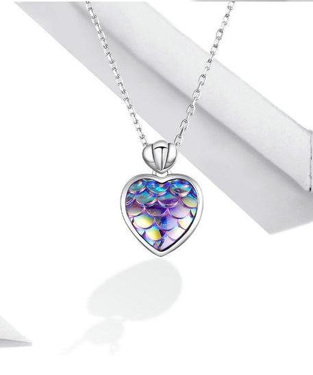 Flourishing Heart Scales Necklace
