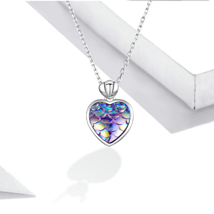 Flourishing Heart Scales Necklace