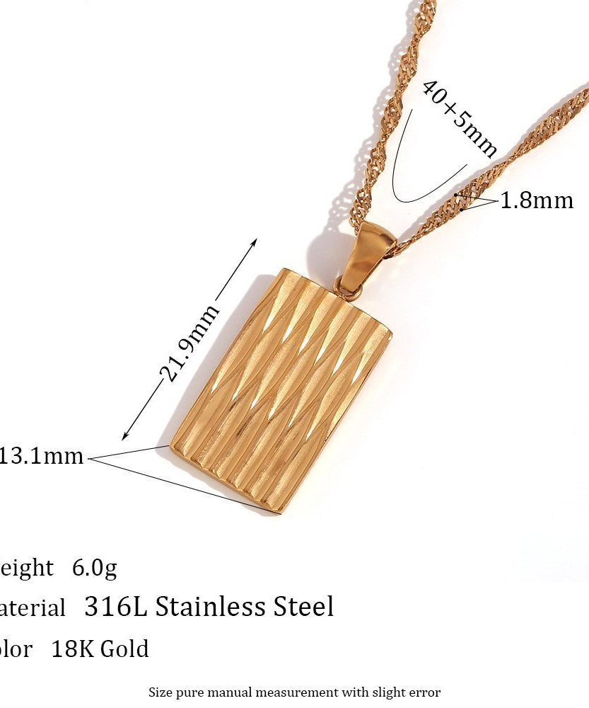 Desert-Dunes Gold Necklace