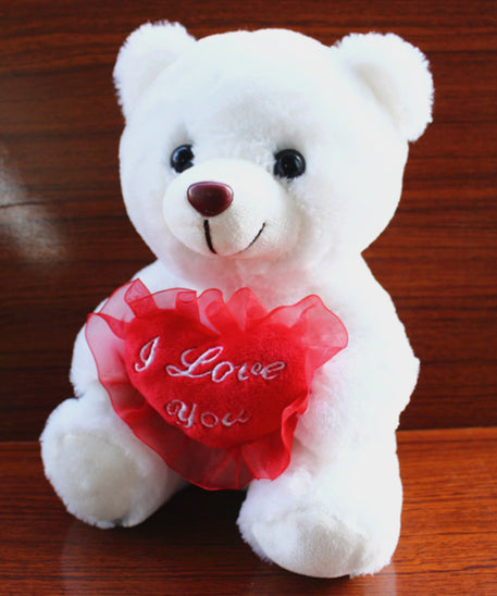 "I Love You" Colorful Bear Recording Hug Plush