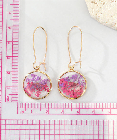 Bohemian Dried Flower Earrings