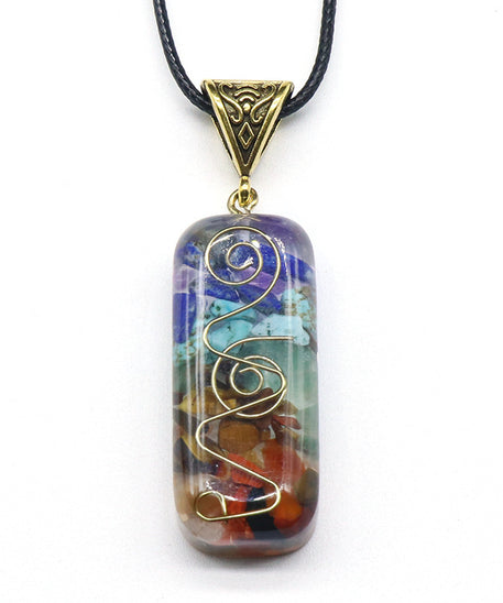 Earthbound Colorful Gravel Necklace