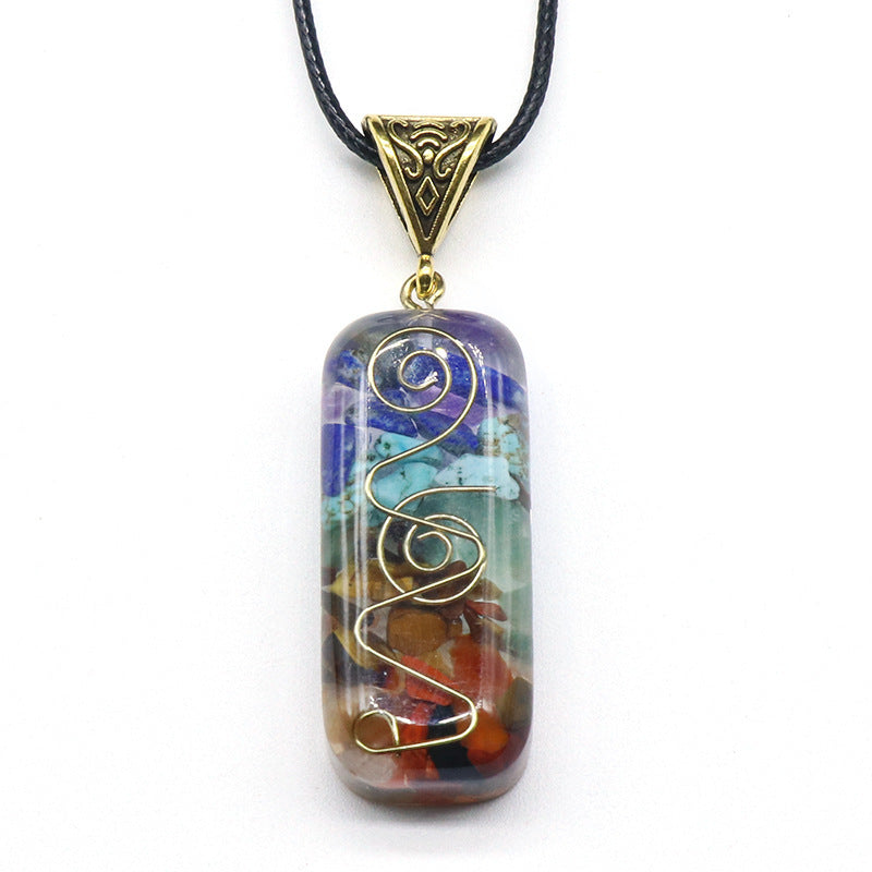 Earthbound Colorful Gravel Necklace