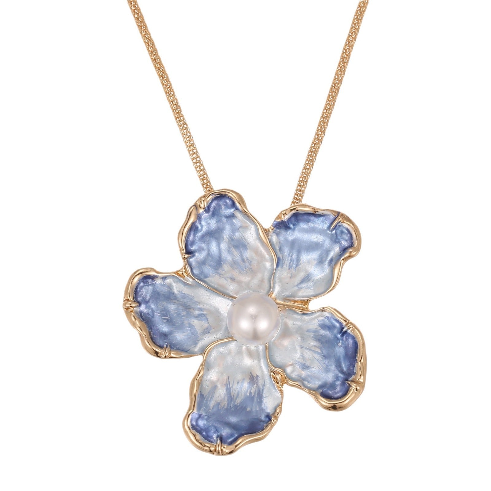 Nestled Camellia Necklace