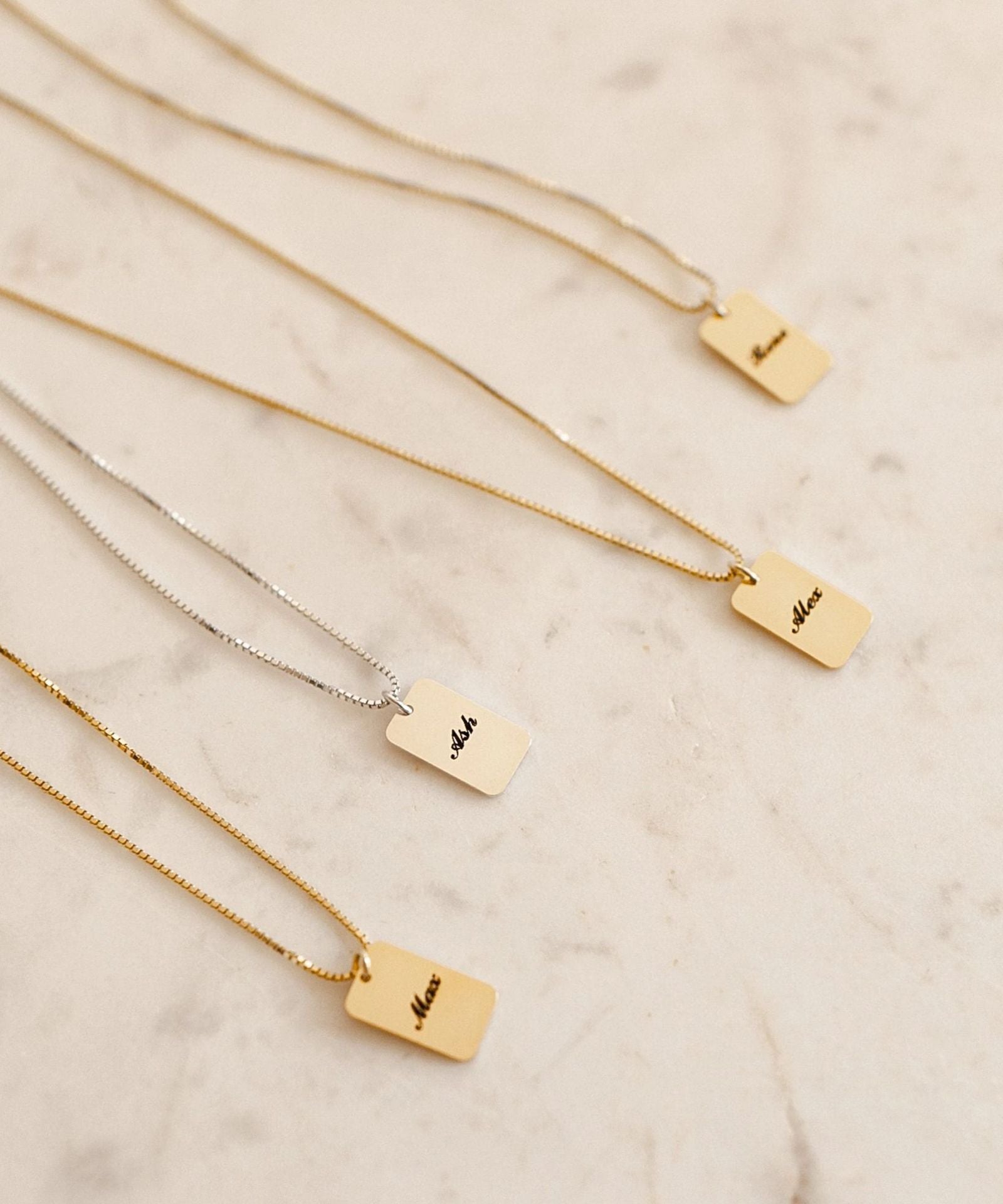 THINK WE HAVE IT ALREADY??DIY Personalized Name Square Box Chain Necklace