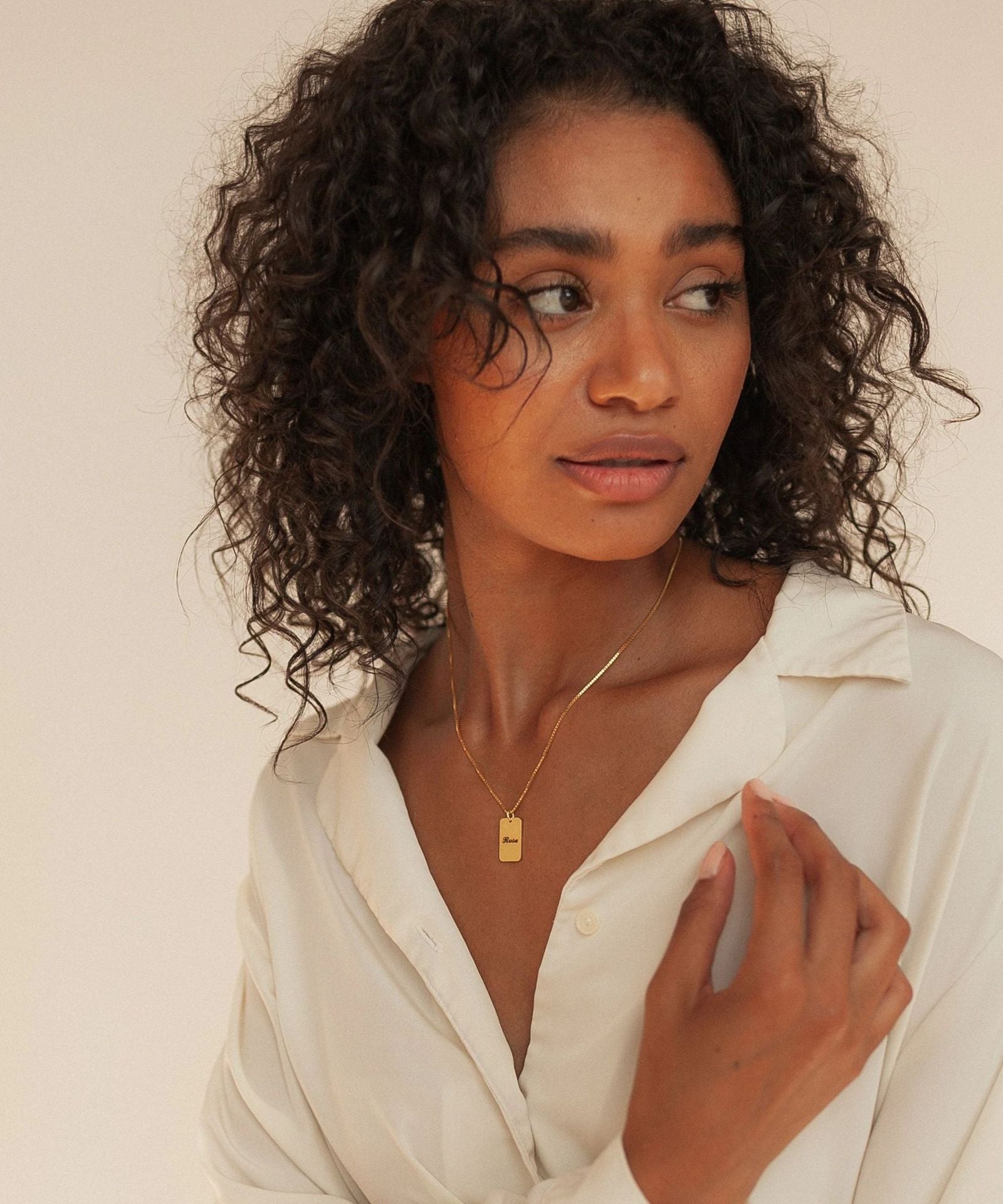 THINK WE HAVE IT ALREADY??DIY Personalized Name Square Box Chain Necklace