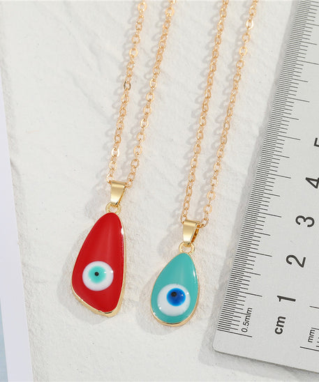 Lucky Eye Drop Necklace