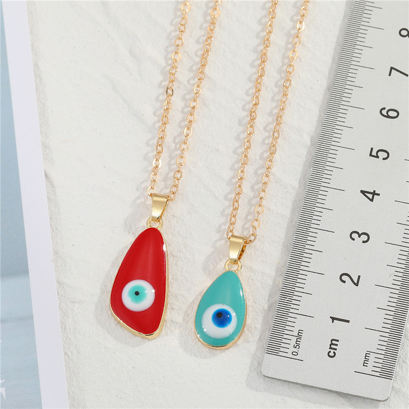 Lucky Eye Drop Necklace