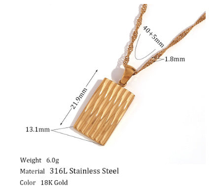 Desert-Dunes Gold Necklace