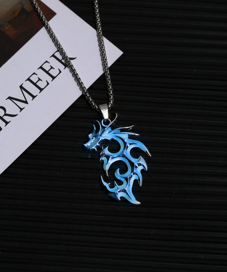 ITHINK SOMEWHERE WERE MORE VARIMystic Dragon Luminous Necklace