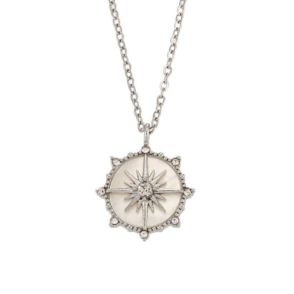 Sunlit Compass Necklace