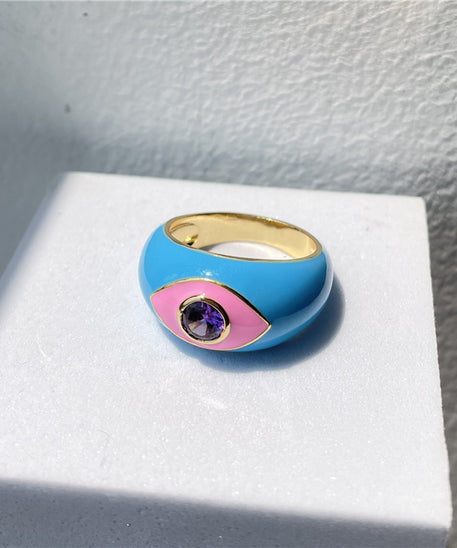 Crisp Eye Drip Ring