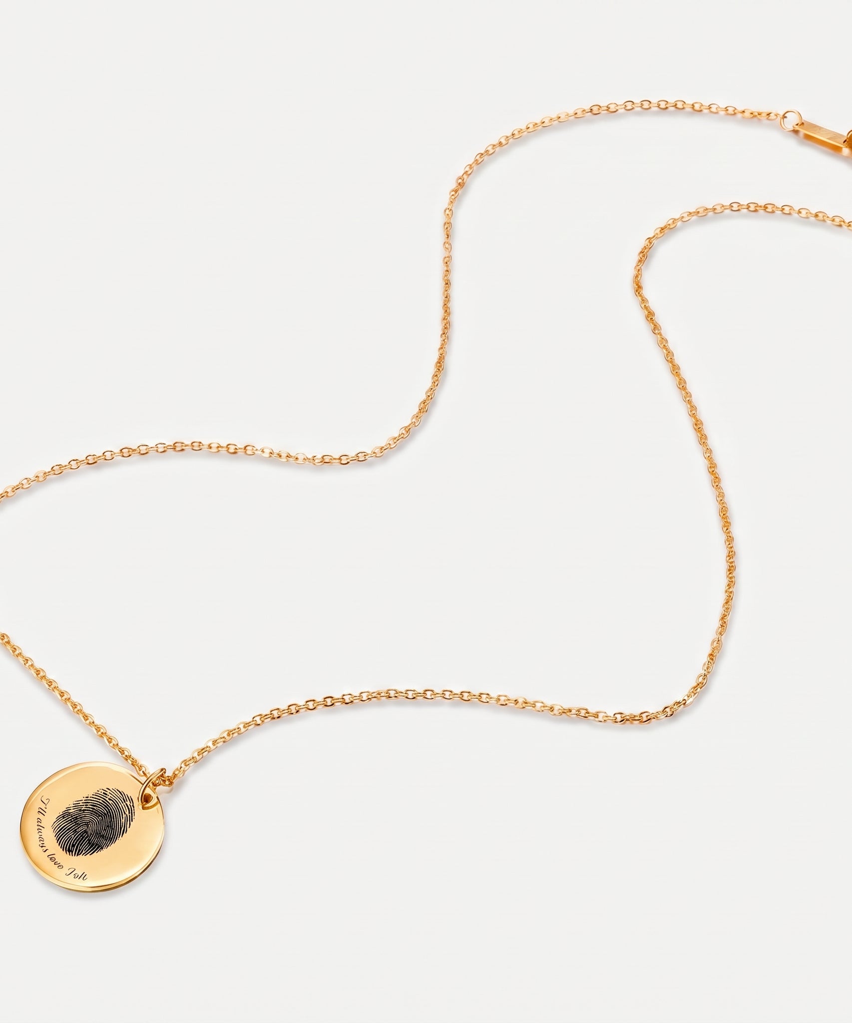 Personalized Curated Fingerprint Necklace