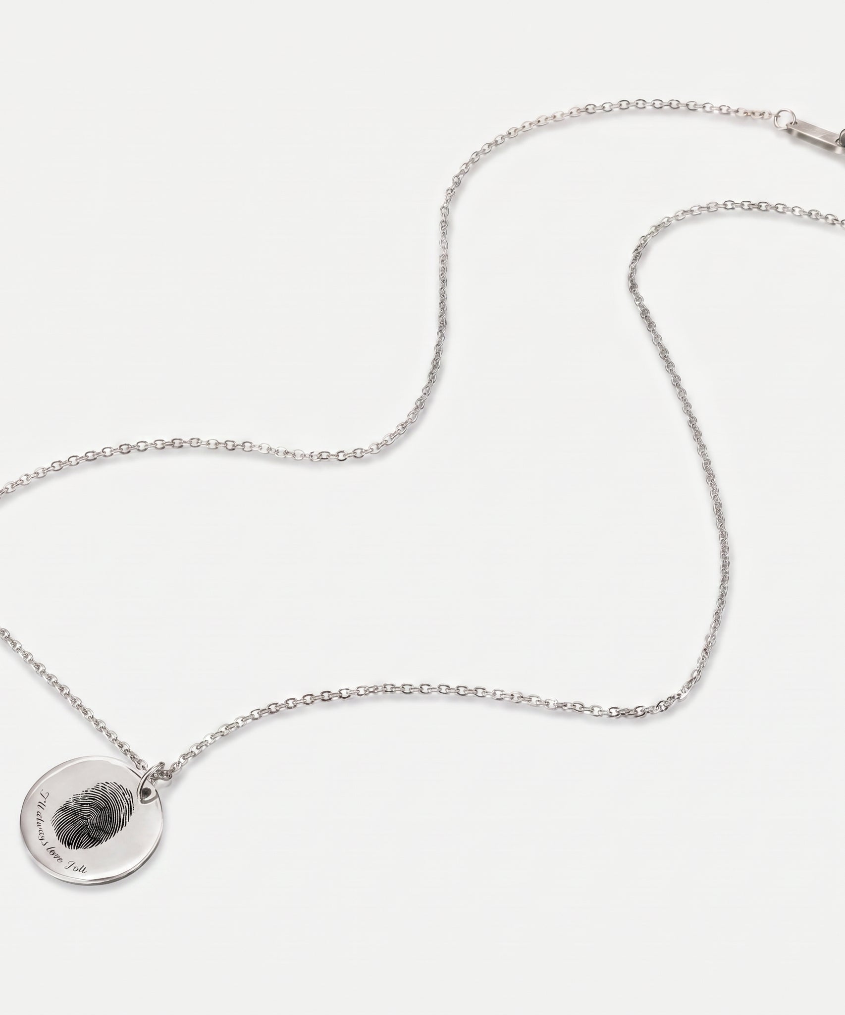 Personalized Curated Fingerprint Necklace