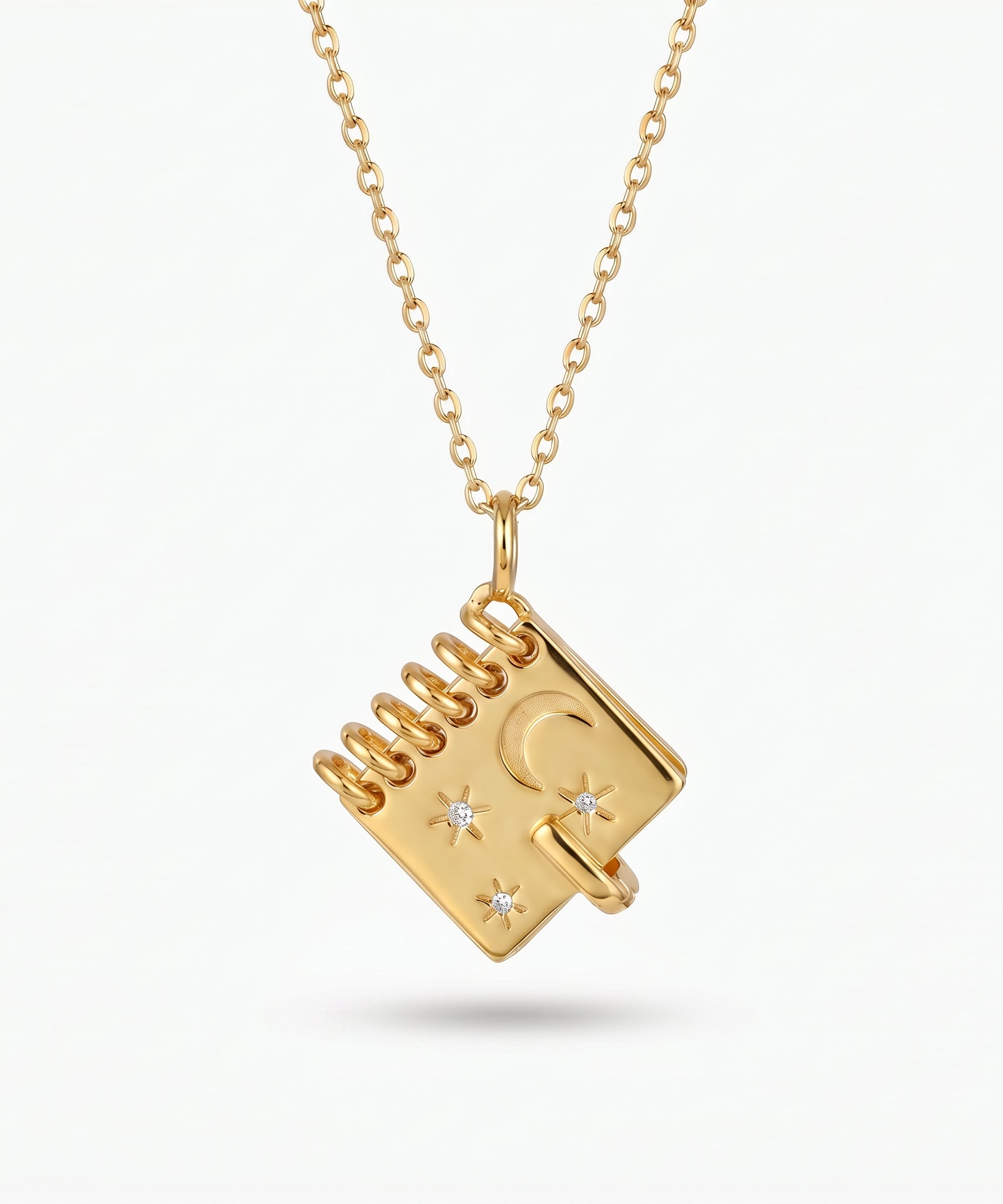 Skybound Openable Love Book-shaped Necklace
