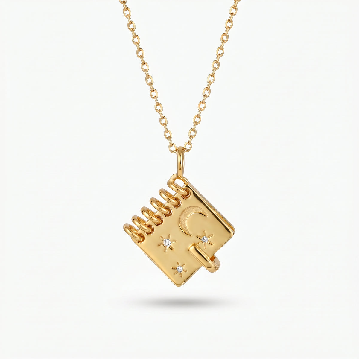 Skybound Openable Love Book-shaped Necklace