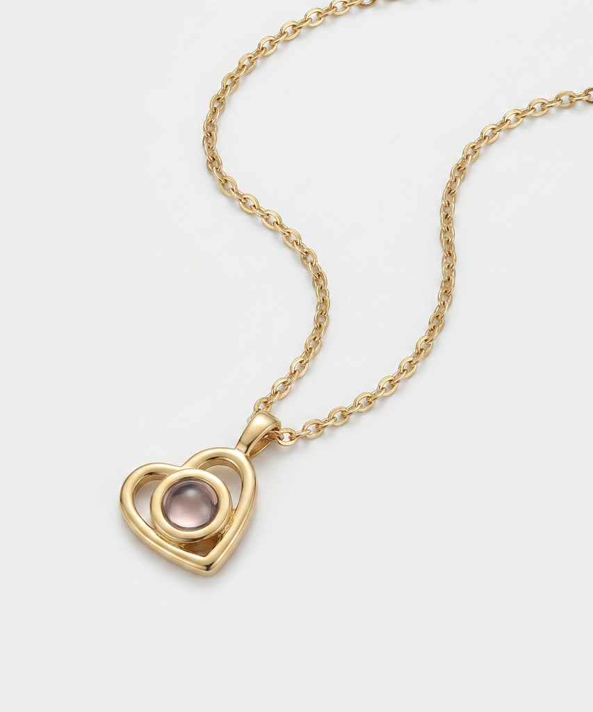 Customized "I Love You" Projection Necklace