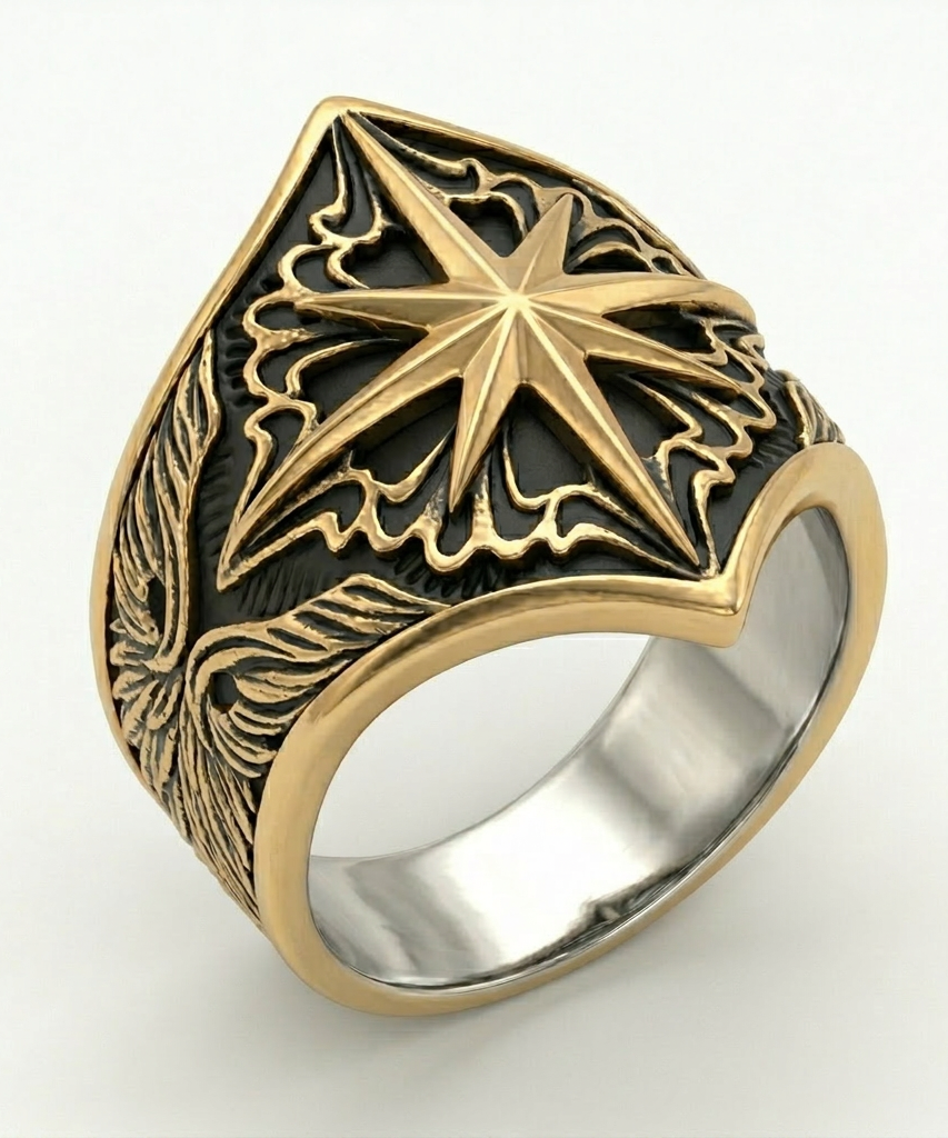 Aurora Glyph Ring