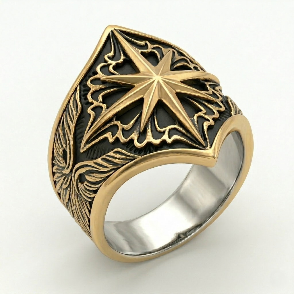 Aurora Glyph Ring