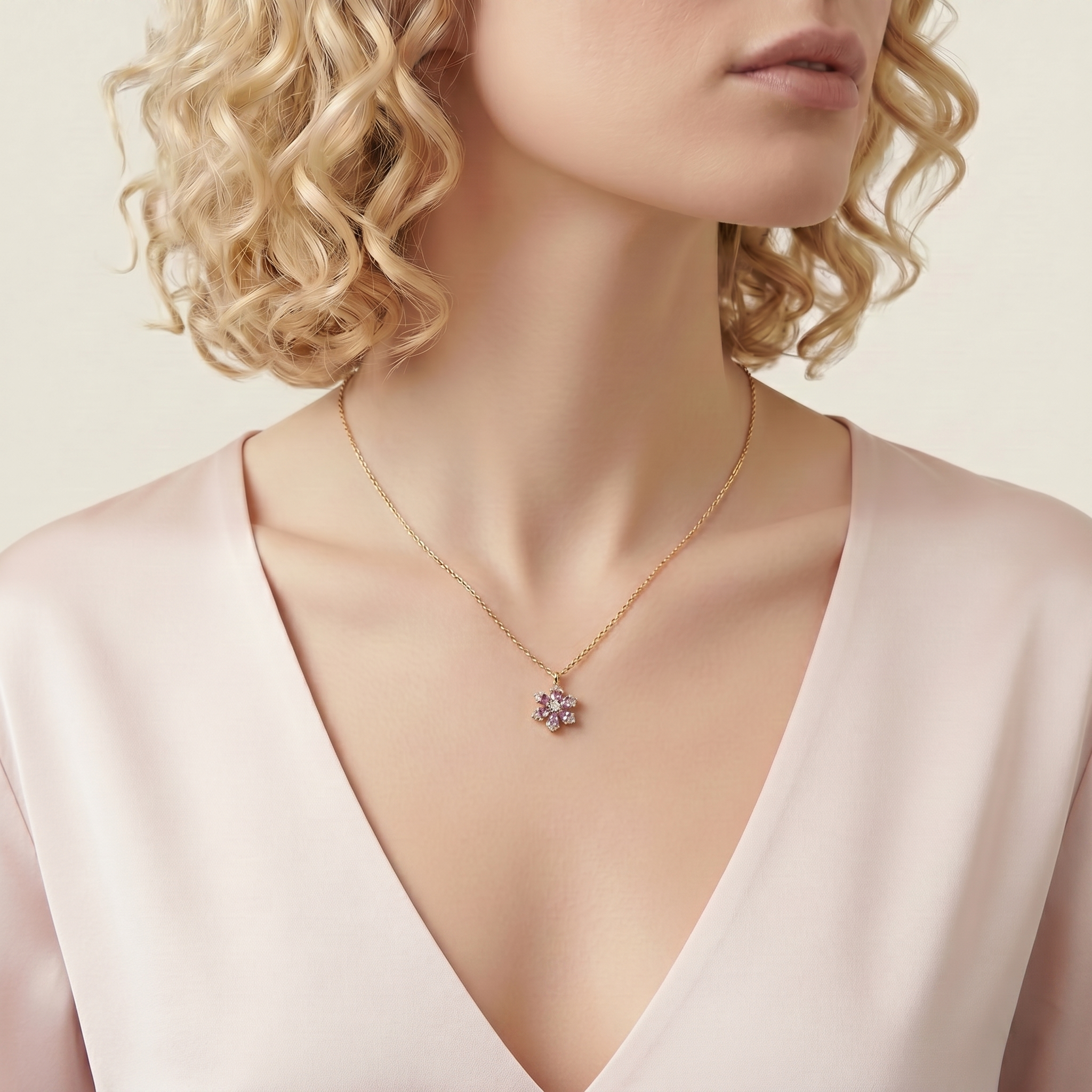 Roughhewn Flower Necklace | YANA AI MODEL (BONUS) 26