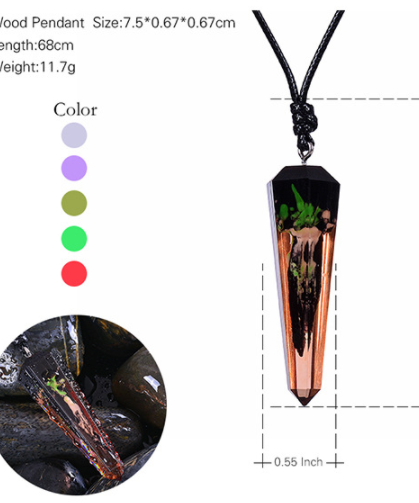 Mystic Resin Necklace