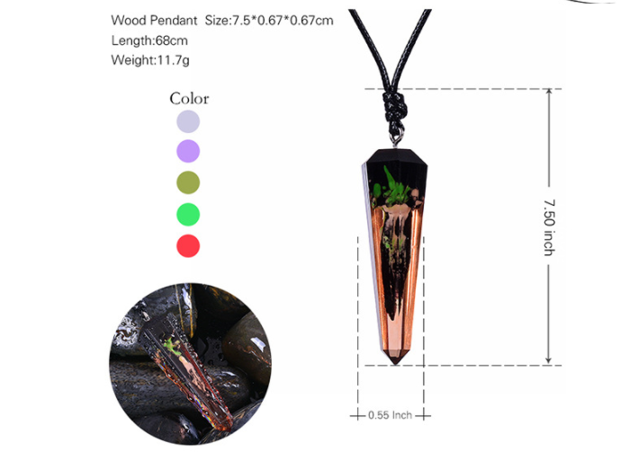 Mystic Resin Necklace