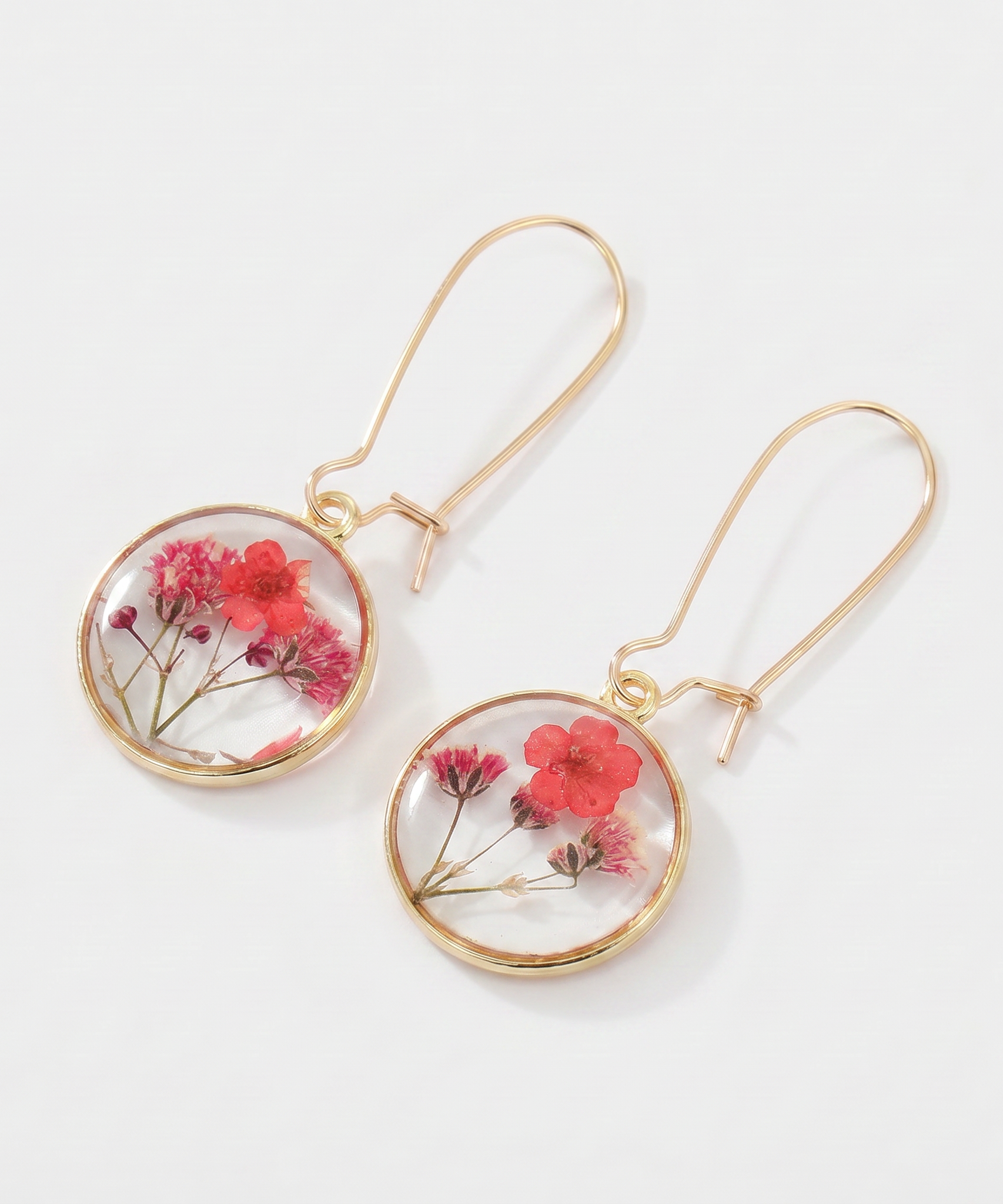 Bohemian Dried Flower Earrings