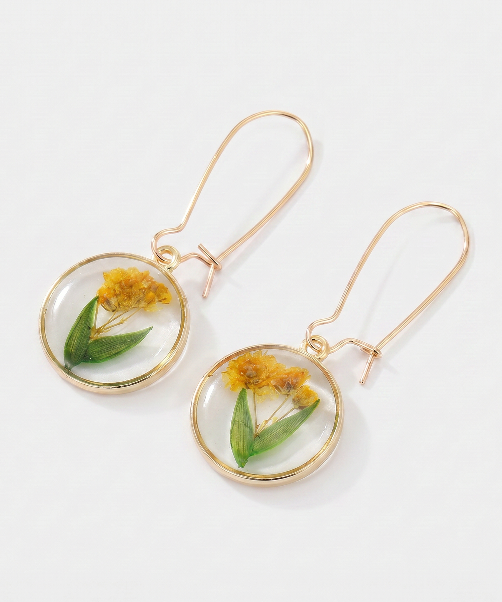 Bohemian Dried Flower Earrings