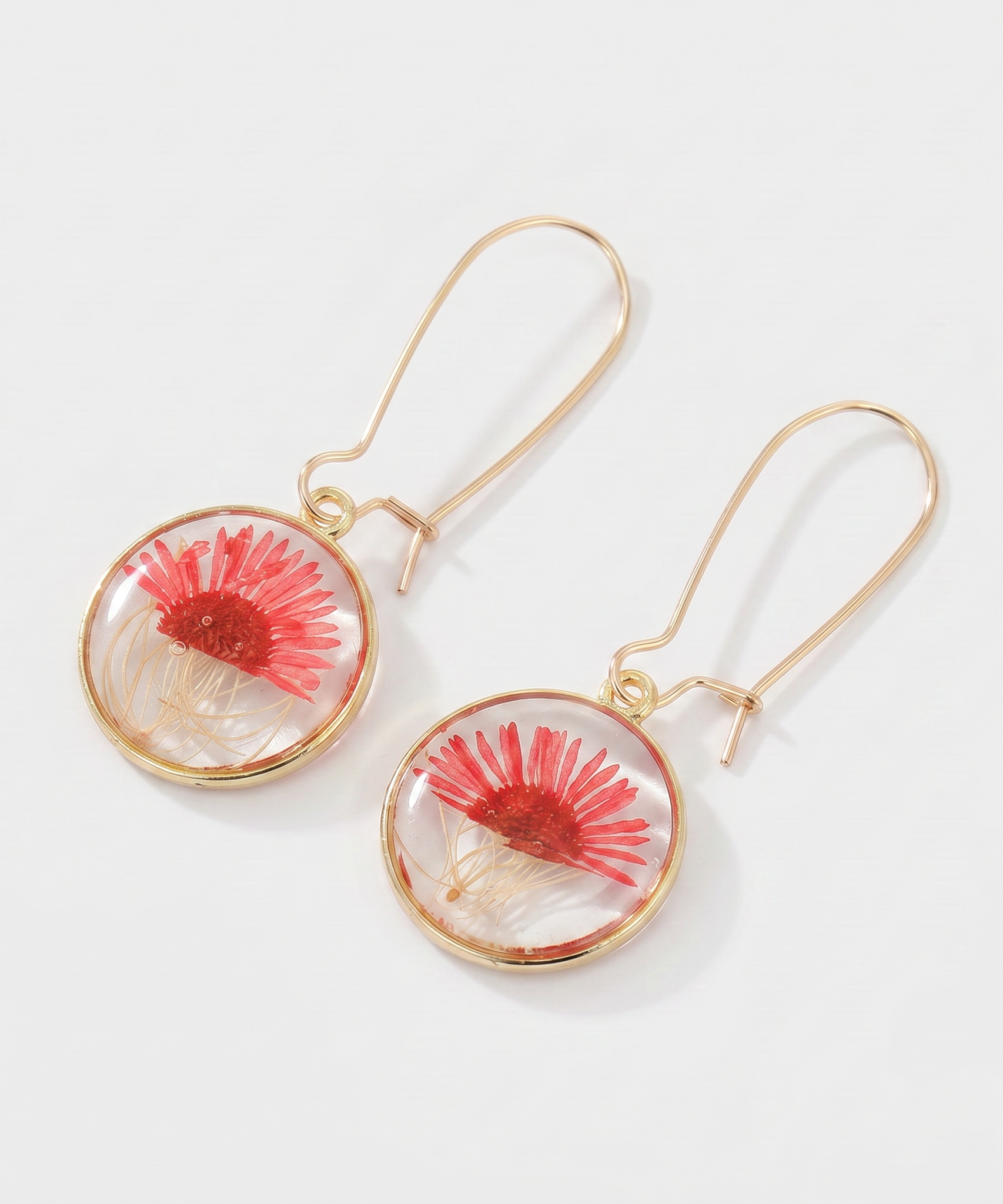 Bohemian Dried Flower Earrings