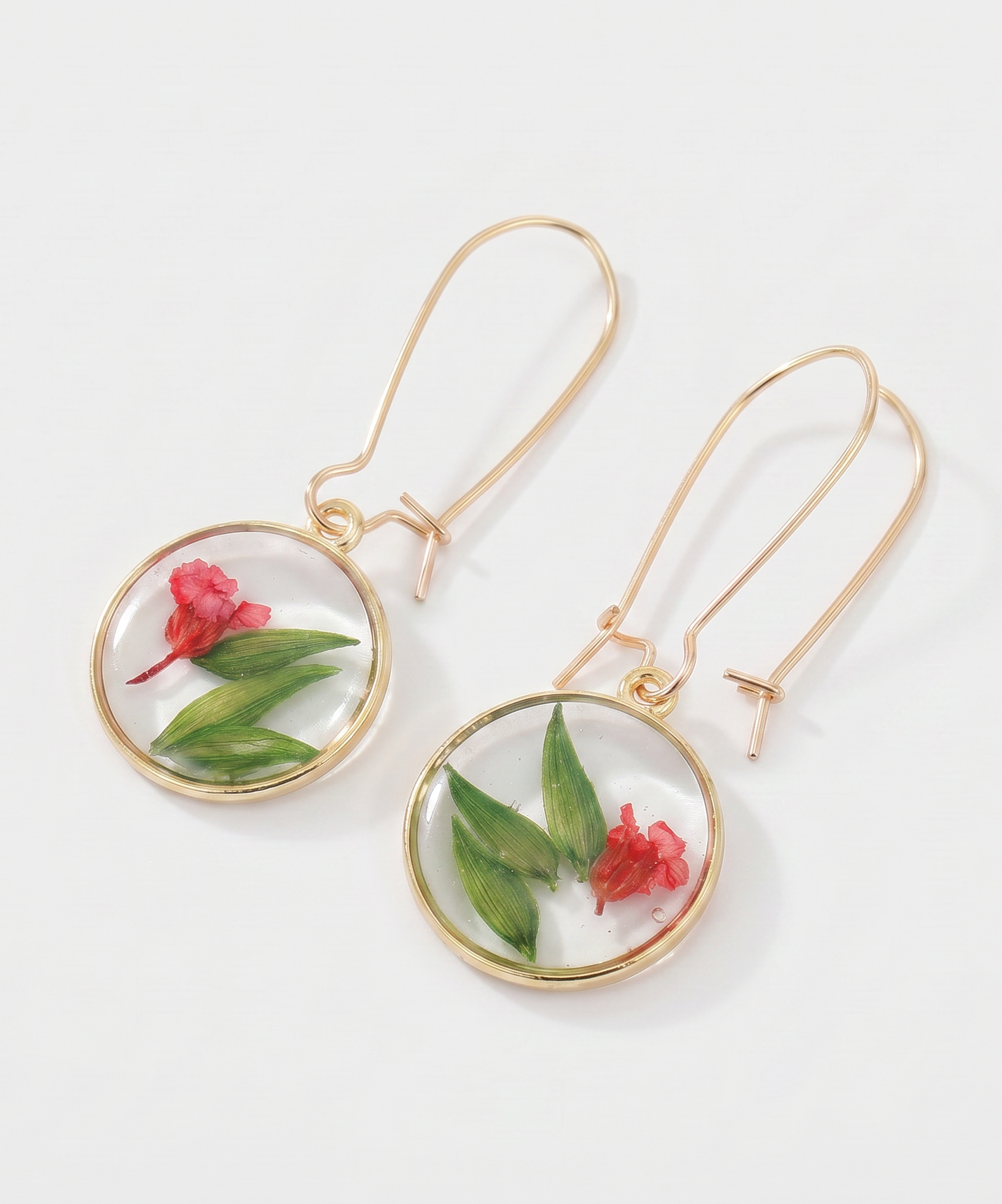 Bohemian Dried Flower Earrings