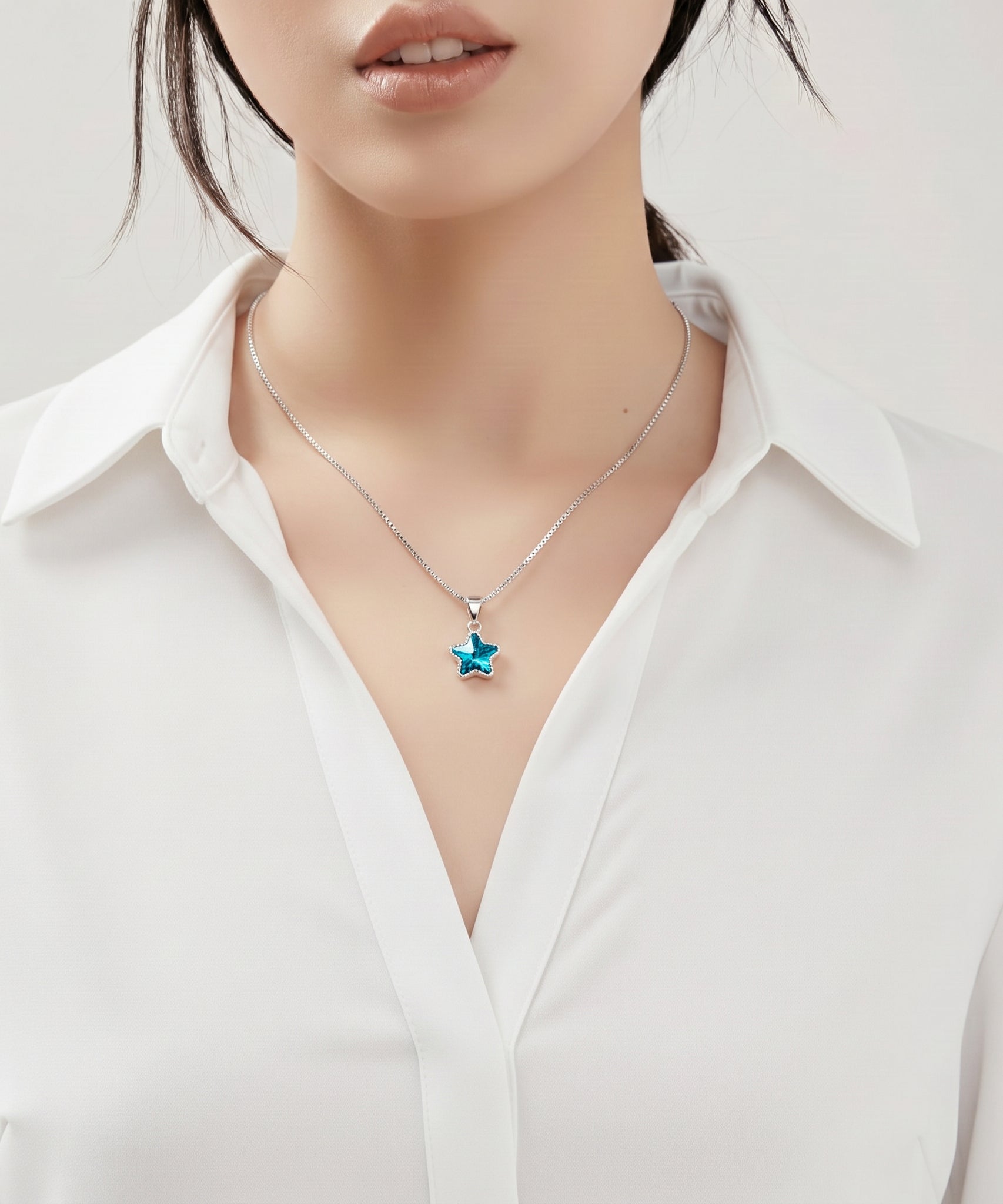 Light-Drenched Star Crystal Pendant (WITHOUT Necklace)