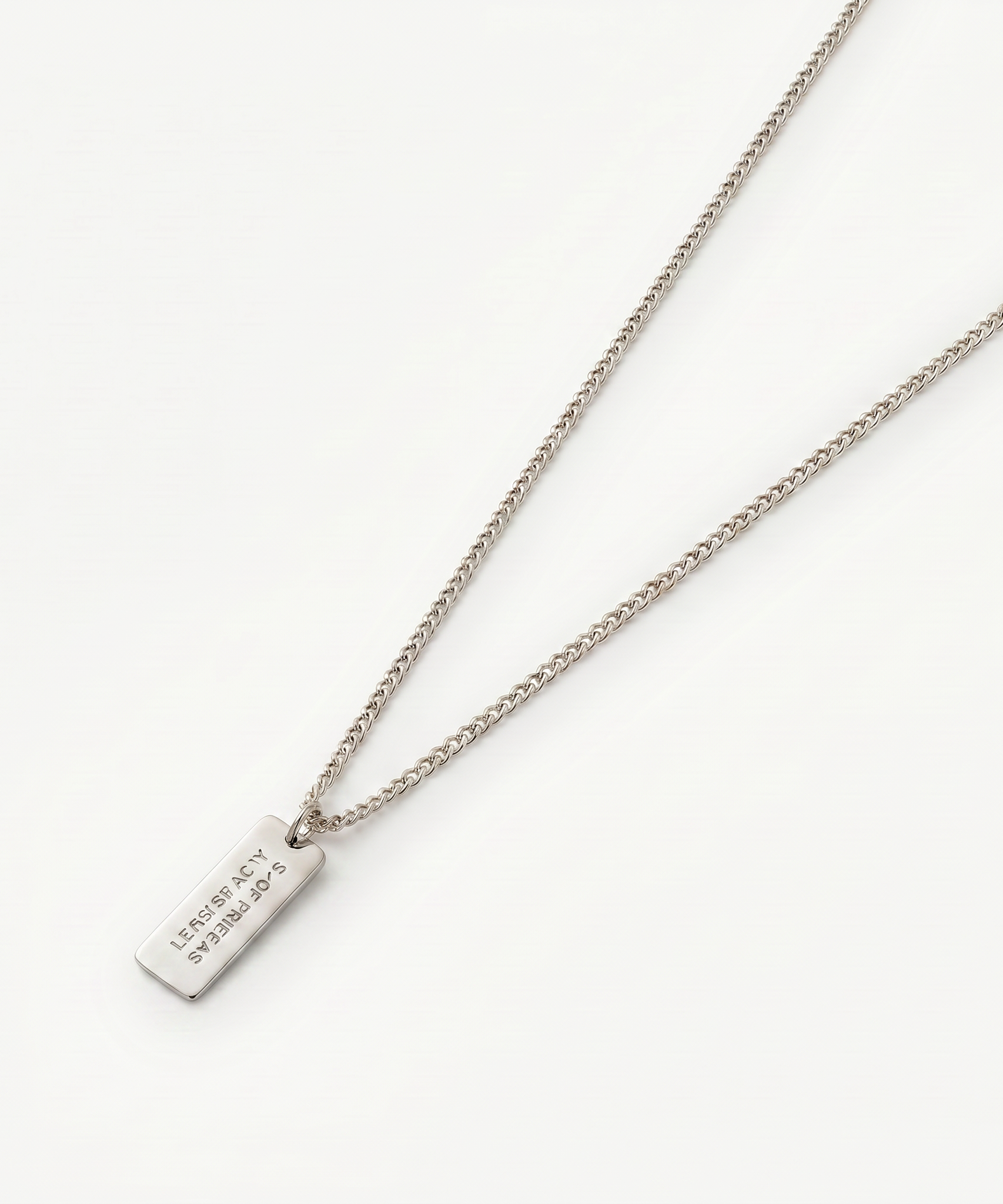 Customized Gold Bar Name Necklace