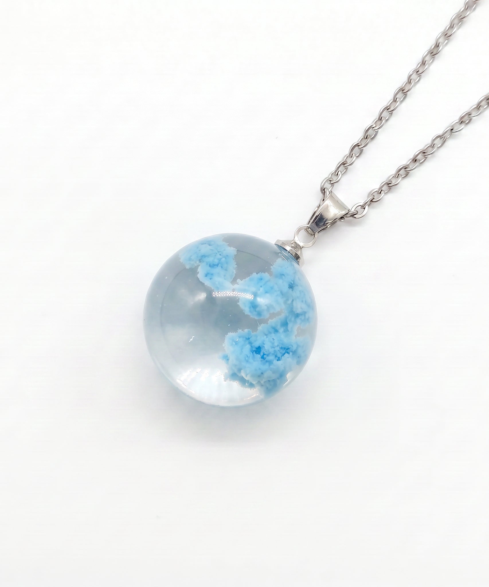 Spherical Sky Cloud Necklace