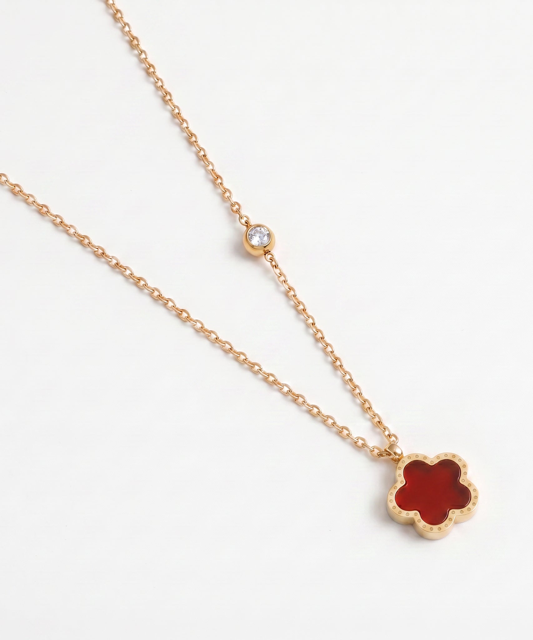 Serene Alhambra Flower Necklace