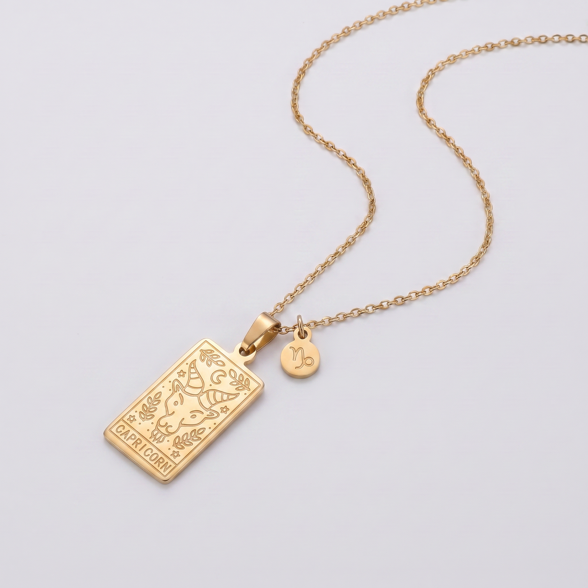 Constellation Engraved Clavicle Necklace