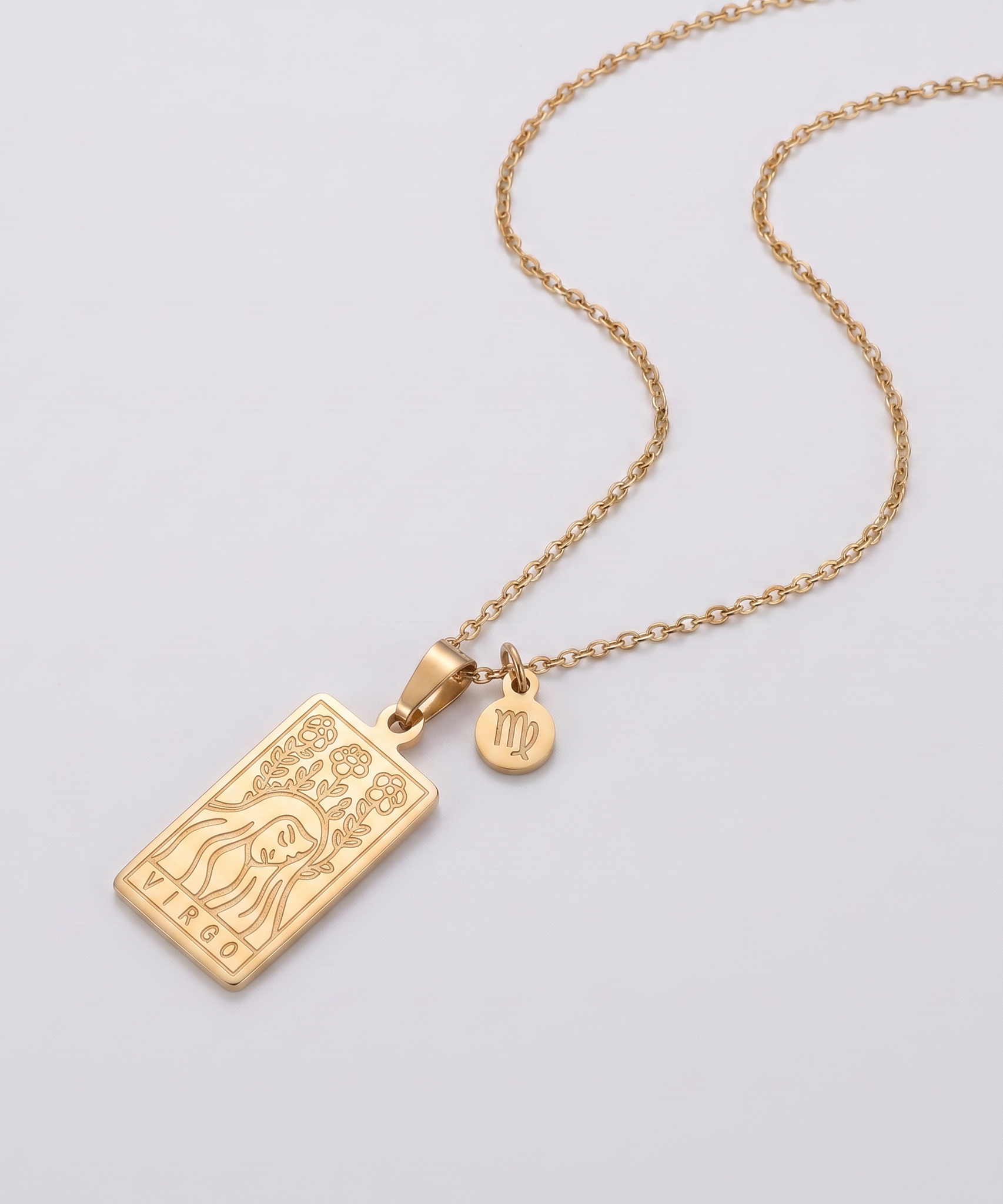 Constellation Engraved Clavicle Necklace