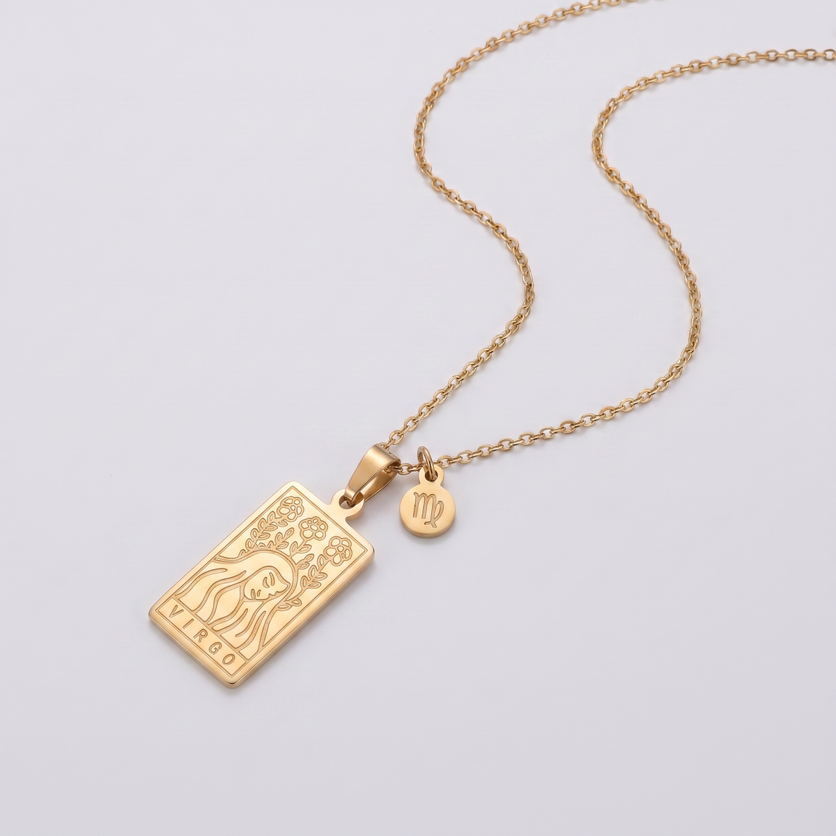Constellation Engraved Clavicle Necklace