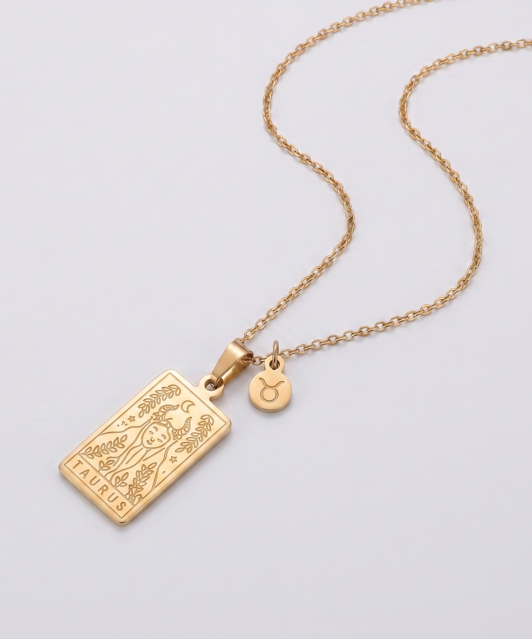 Constellation Engraved Clavicle Necklace