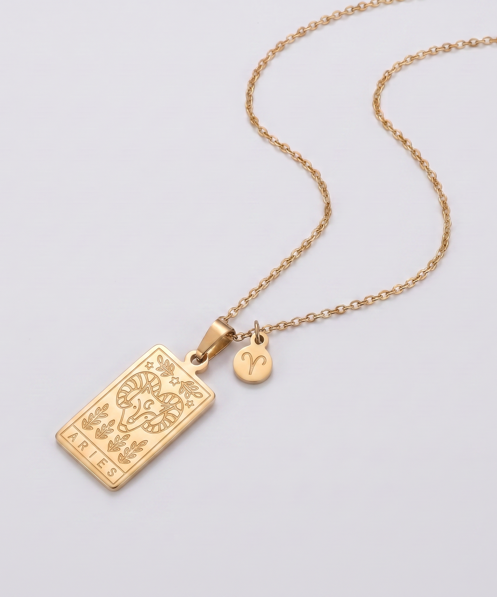 Constellation Engraved Clavicle Necklace