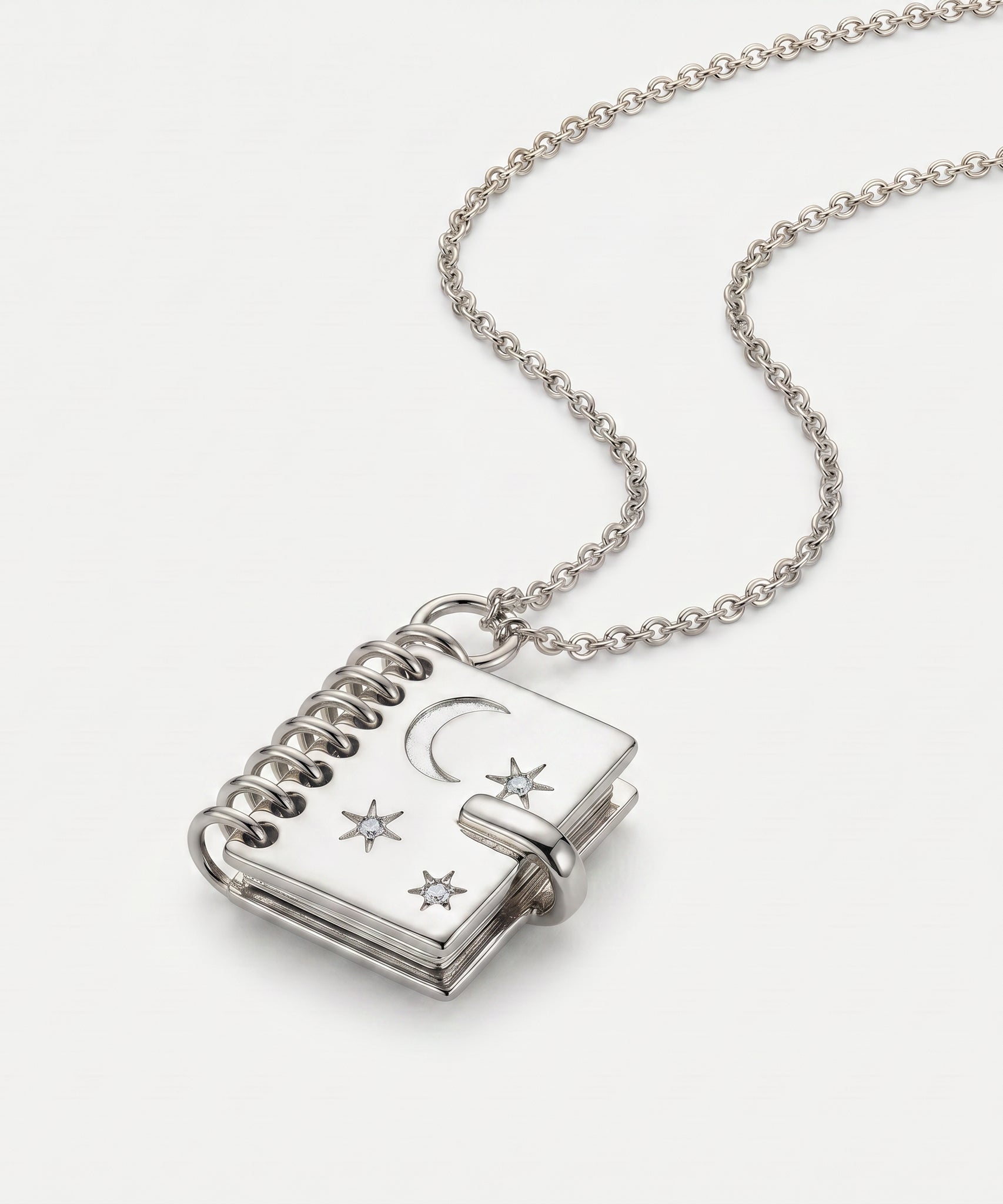 Skybound Openable Love Book-shaped Necklace